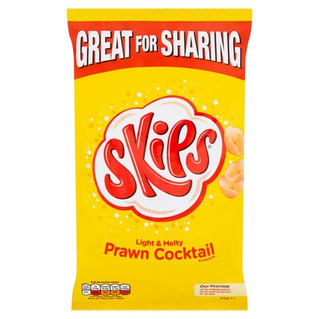 Skips Prawn Cocktail Sharing Crisps   65g